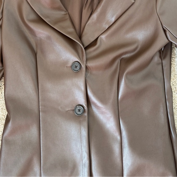 ABERCROMBIE FAUX LEATHER DRESS/ JACKET - Picture 14 of 16